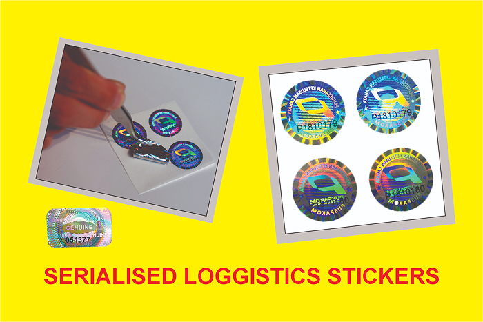Serialised Logistics Stickers